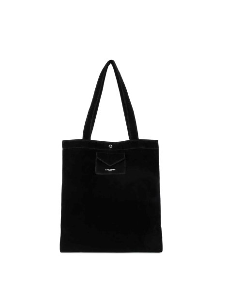 Lancaster 518-061 sac totebag lancaster suédine kba sac-a-main-shopping-toile-ou-cuir