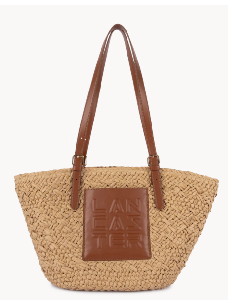 Lancaster 518-080 sac cabas épaule lancaster sac-a-main-shopping-toile-ou-cuir