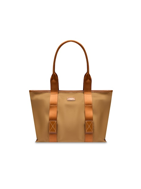 Lancel A13995 mistral rollable lancel sac-a-main-shopping-toile-ou-cuir