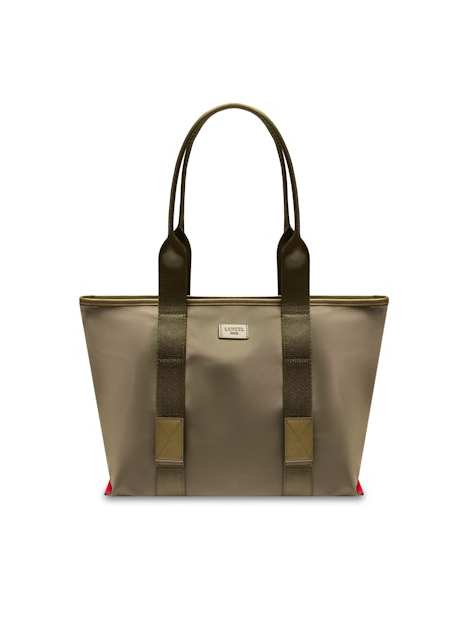 Lancel A13996 mistral rollable l lancel sac-a-main-shopping-toile-ou-cuir