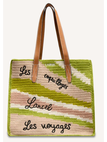Lancel A14005 sac cabas l lancel shopping