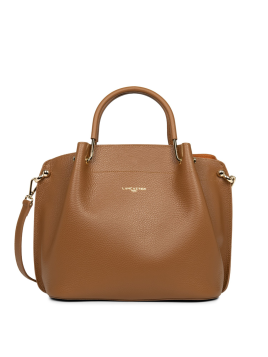 Lancaster 470-19 - CUIR DE VACHETTE - CAME Foulonné Double - Grand Sac à main Louisa