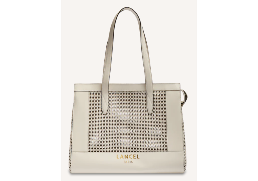 Lancel A14011 sac cabas zippe l lancel shopping