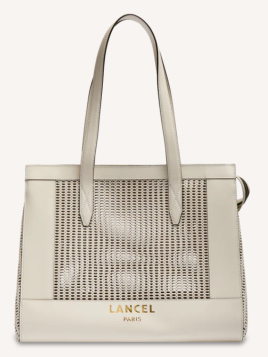 Lancel A14011 sac cabas zippe l lancel shopping