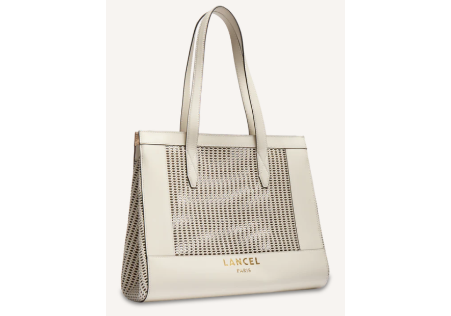 Lancel A14011 sac cabas zippe l lancel shopping