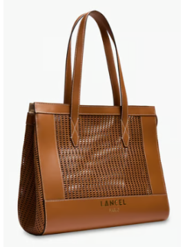 Lancel A14011 sac cabas zippe l lancel shopping