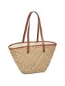 Nat & Nin PAPAYA sac grand panier en paille papaya nat et nin sac-a-main-shopping-toile-ou-cuir