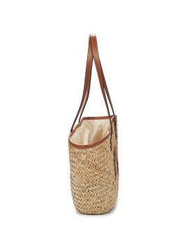Nat & Nin PAPAYA sac grand panier en paille papaya nat et nin shopping