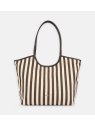 Nat & Nin MILAN RAYURE sac shopping milan rayure nat et nin sac-a-main-shopping-toile-ou-cuir