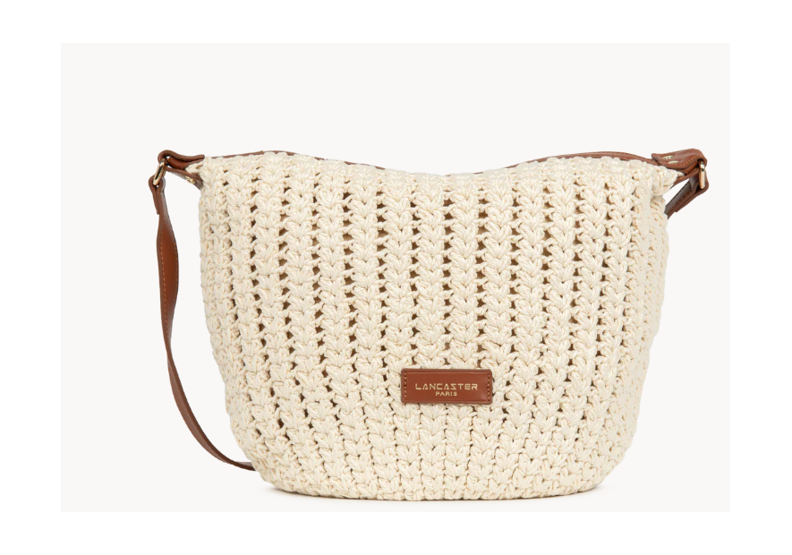Lancaster 518-069 sac besace m lancaster tréssé coton Sac à main