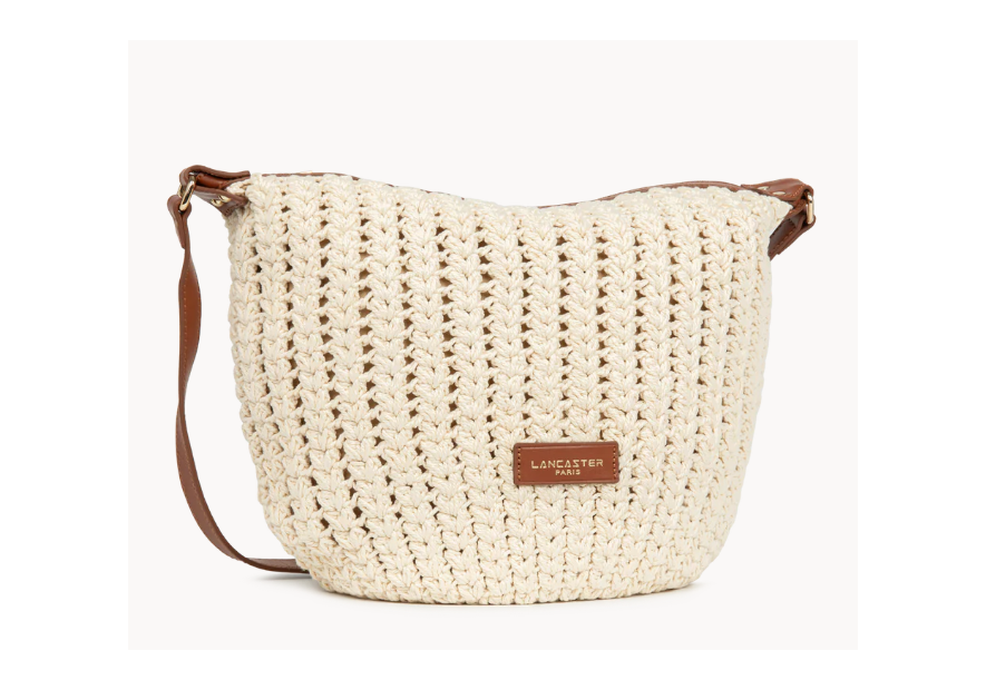 Lancaster 518-069 sac besace m lancaster tréssé coton Sac à main