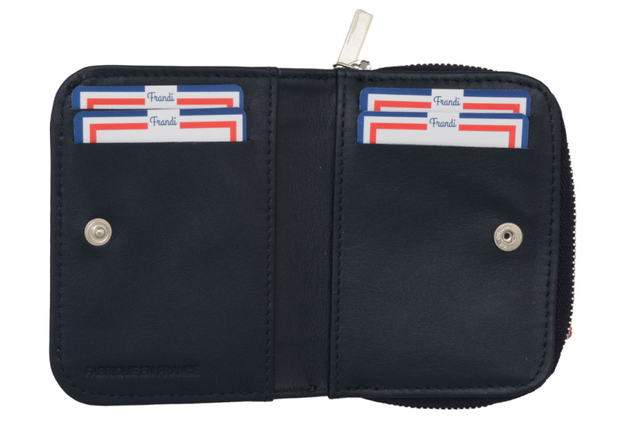 Frandi 887/03 RFID porte monnaie billet femme frandi zip dos à dos s pmpb