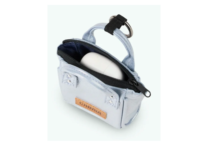 Cabaïa PICO porte cles/etui ipod gris gris de sac p.cles breloque