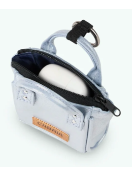 Cabaïa PICO porte cles/etui ipod gris gris de sac p.cles breloque