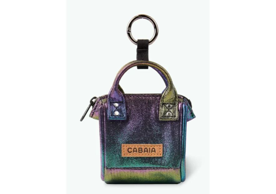 Cabaïa PICO porte cles/etui ipod gris gris de sac p.cles breloque