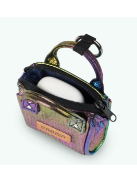 Cabaïa PICO porte cles/etui ipod gris gris de sac p.cles breloque