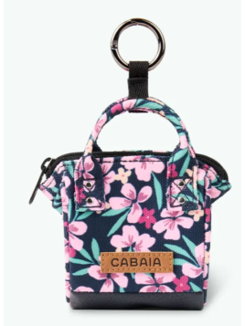 Cabaïa PICO porte cles/etui ipod gris gris de sac p.cles breloque