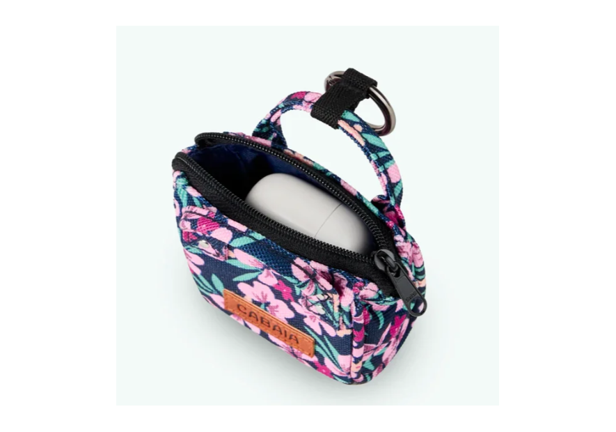 Cabaïa PICO porte cles/etui ipod gris gris de sac p.cles breloque