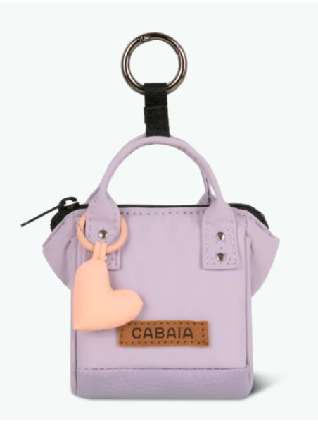Cabaïa PICO porte cles/etui ipod gris gris de sac p.cles breloque