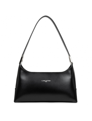 Lancaster 433-20 - CUIR DE VACHETTE - NOIR Suave Ace - Sac porté épaule sacs-a-mains