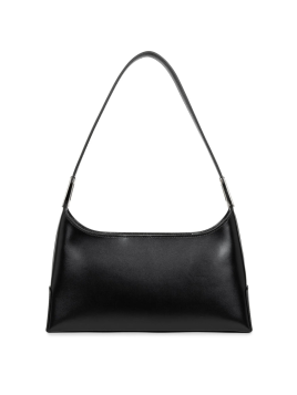 Lancaster 433-20 - CUIR DE VACHETTE - NOIR Suave Ace - Sac porté épaule