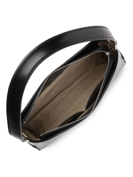 Lancaster 433-20 - CUIR DE VACHETTE - NOIR Suave Ace - Sac porté épaule