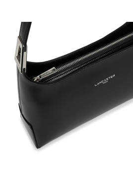 Lancaster 433-20 - CUIR DE VACHETTE - NOIR Suave Ace - Sac porté épaule