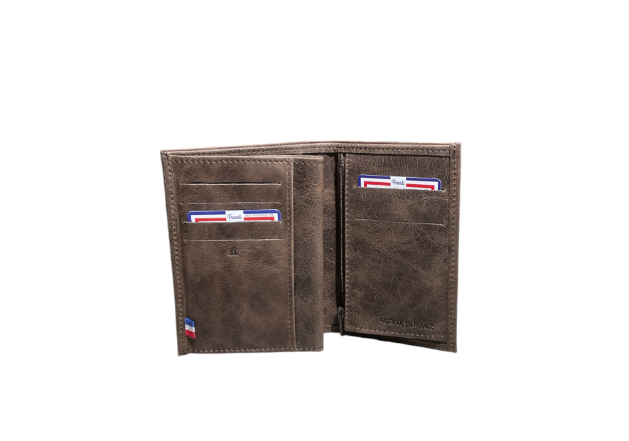 Frandi 466.26 RFID portefeuille homme frandi européen 3 volets Portefeuille Homme
