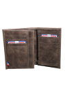 Frandi 466.26 RFID portefeuille homme frandi européen 3 volets portefeuille-homme