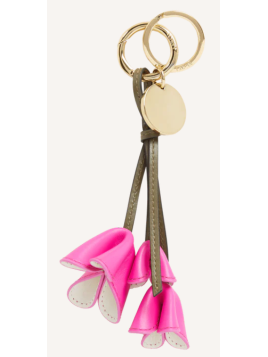 Lancel A14117 porte clefs lancel bouquet breloque