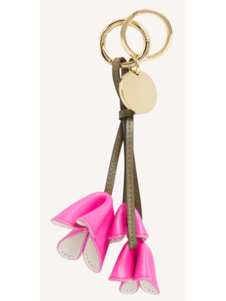 Lancel A14117 porte clefs lancel bouquet breloque