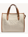 Lancel A14027 sac cabas m lancel jour de lancel toile sacs-a-mains