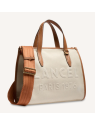 Lancel A14027 sac cabas m lancel jour de lancel toile sacs-a-mains