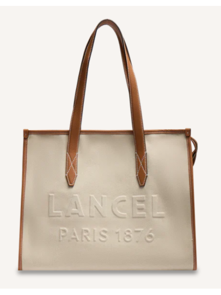 Lancel A14028 sac cabas l lancel jour de lancel toile shopping