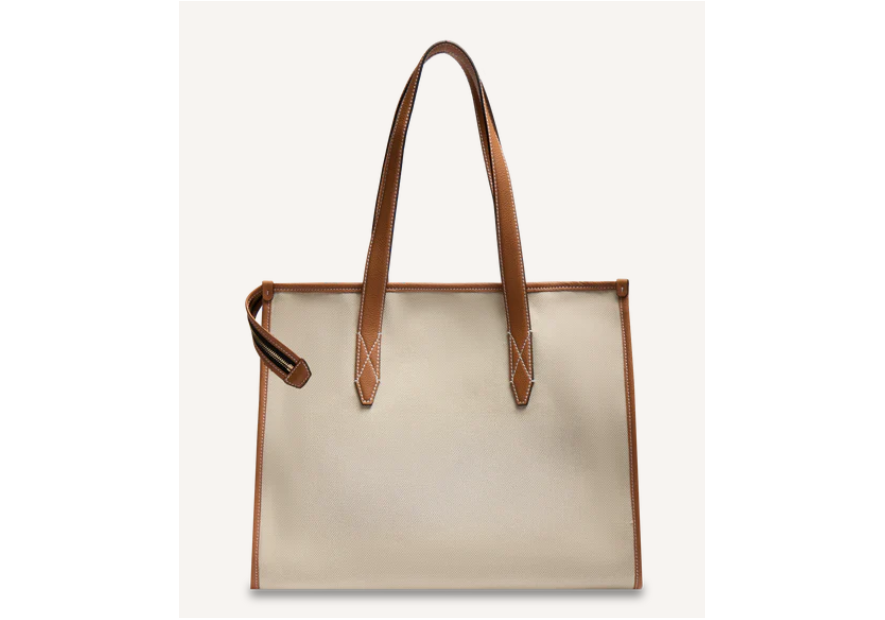 Lancel A14028 sac cabas l lancel jour de lancel toile shopping