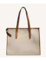 Lancel A14028 sac cabas l lancel jour de lancel toile sac-a-main-shopping-toile-ou-cuir