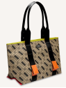 Lancel A13998 mistral rollable l lancel sac-a-main-shopping-toile-ou-cuir