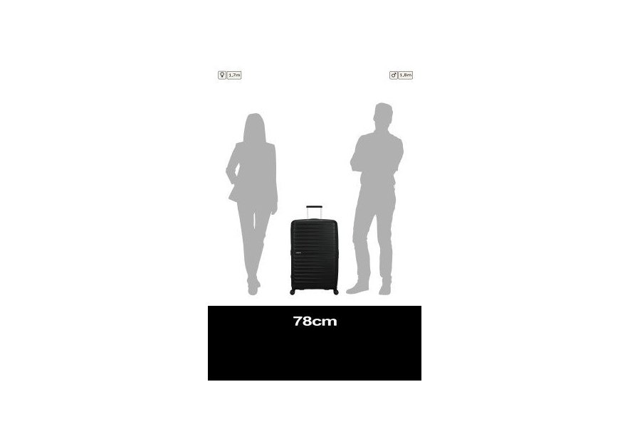 américan tourister 155261/MI0003 valise américan tourister taille 78cm fastfoward valise