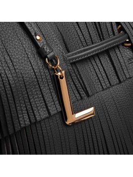 Lancel A14095 sac seau lancel premier flirt 150ans frange Sacs à mains