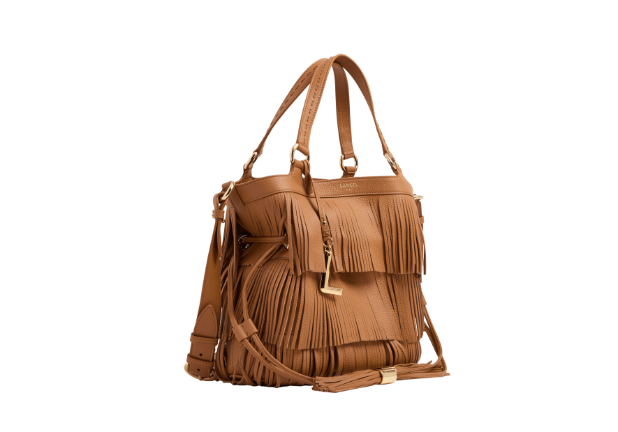 Lancel A14095 sac seau lancel premier flirt 150ans frange Sacs à mains