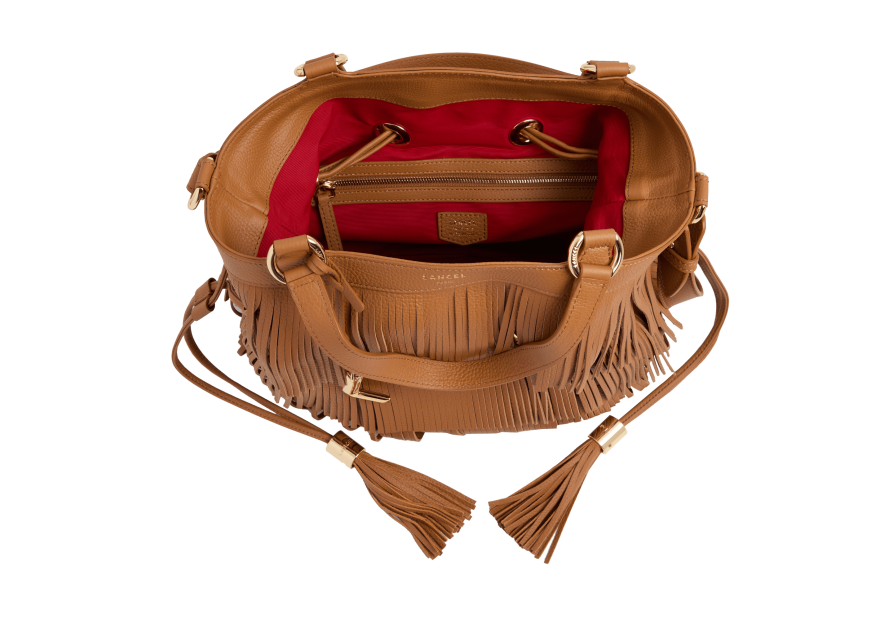Lancel A14095 sac seau lancel premier flirt 150ans frange Sacs à mains