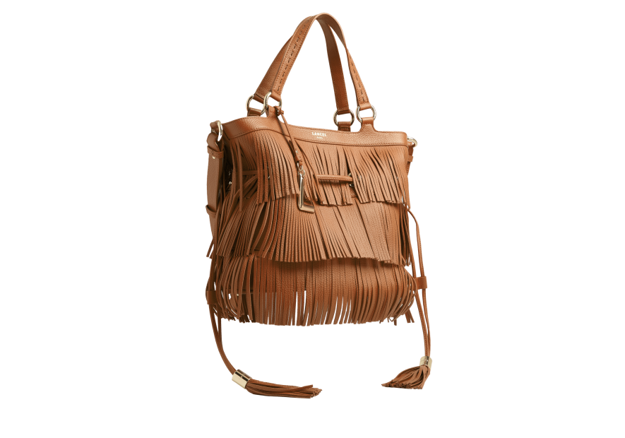 Lancel A14095 sac seau lancel premier flirt 150ans frange Sacs à mains
