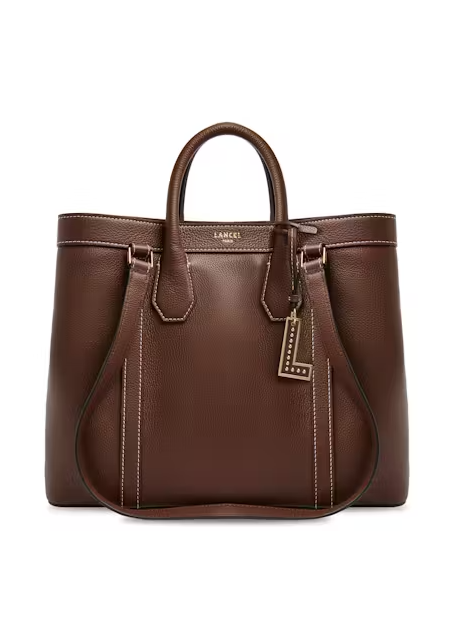 Lancel A14269 sac cabas lancel belleville s sac-a-main-shopping-toile-ou-cuir