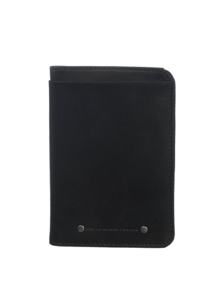 Les Ateliers Foures 9222 - CUIR DE VACHETTE - NOIR Portefeuille/Porte-cartes