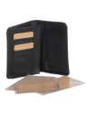 Les Ateliers Foures 9222 - CUIR DE VACHETTE - NOIR Portefeuille/Porte-cartes portefeuille-homme