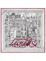 Lancel A14138 carré de soie 90 x 90 cm lancel 150 ans carre-de-soie