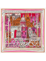 Lancel A14138 carré de soie 90 x 90 cm lancel 150 ans carre-de-soie