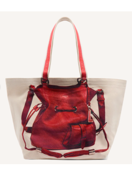 Lancel A14372 tote bag lancel premier flirt 150ans shopping