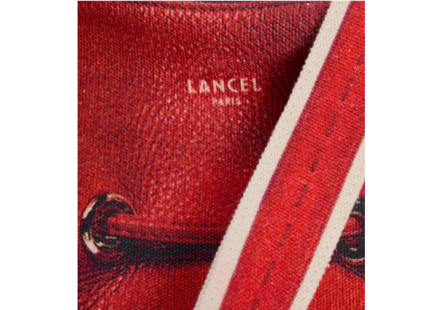 Lancel A14372 tote bag lancel premier flirt 150ans shopping