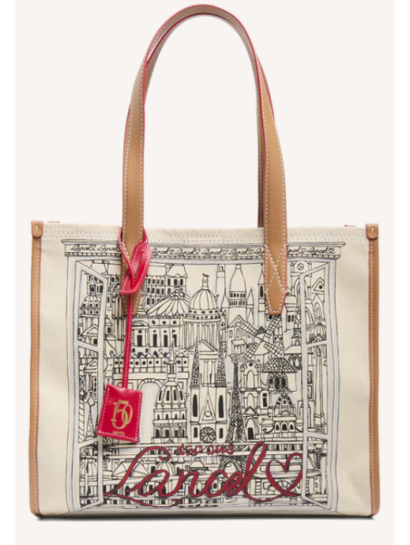 Lancel A14390 sac cabas zippé l lancel premier flirt 150ans shopping